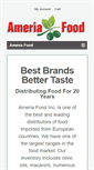 Mobile Screenshot of ameriafood.com